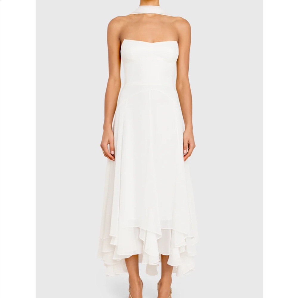 Amanda uprichard Monterey dress white size small